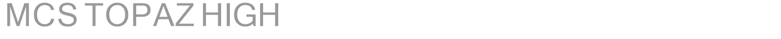 MCS TOPAZ HIGH font preview